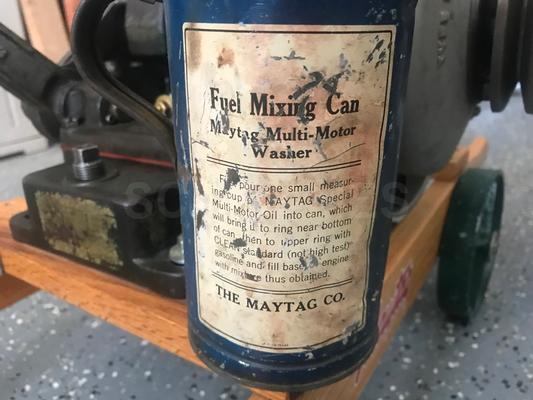1920's Maytag Fuel Mixing Can Image