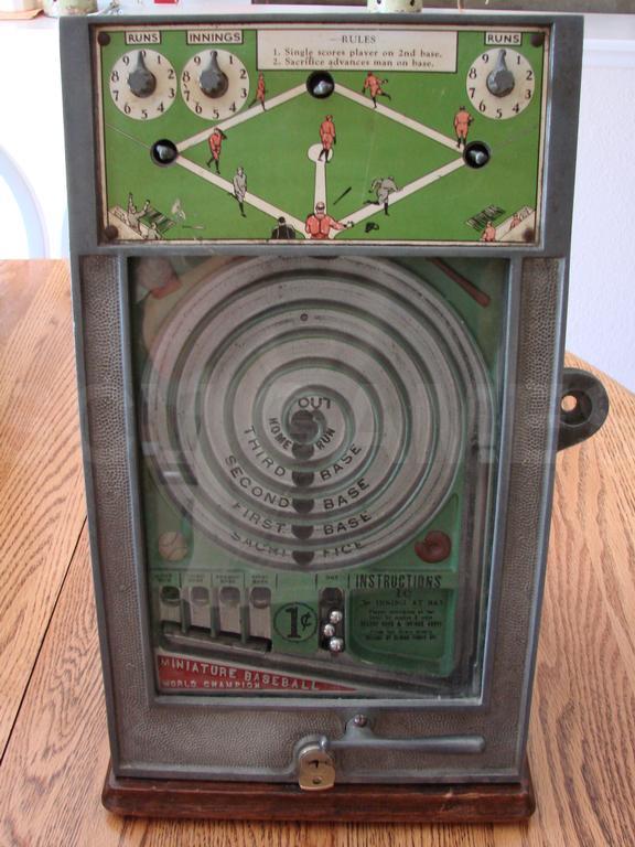1931 Peo Sales Corp Miniature Baseball Trade Stimulator