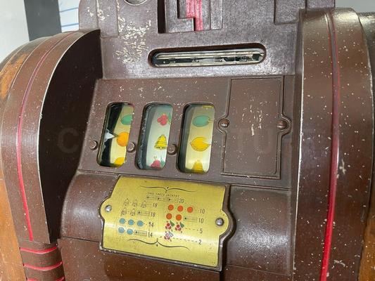1937 Mills Club Bell Console Slot Machine Image