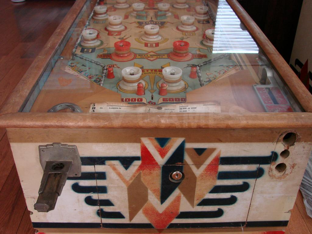 1940 Chicago Coin All American Pinball