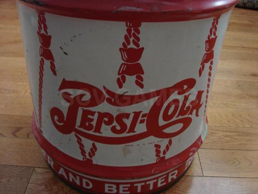 1940 Original Pepsi-Cola Syrup Container With Lid Image