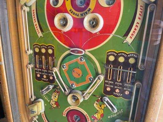 1948 United Major League Baseball Pinball Machine Image