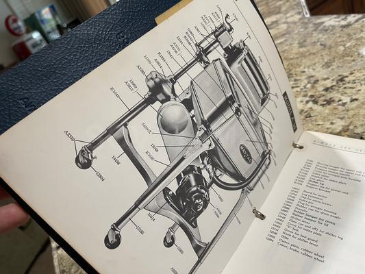 1950's Maytag Wringer Washer Parts Catalog Image