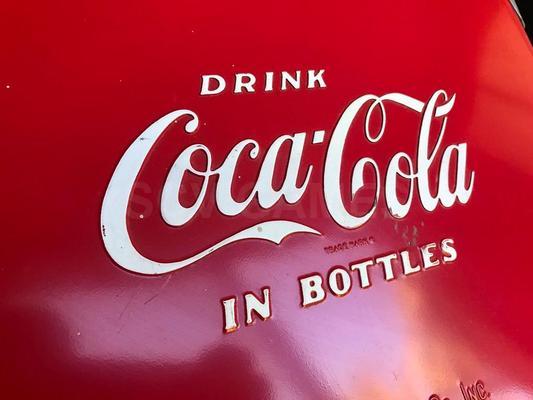 1950's Original Drink Coca-Cola Travel Cooler Image