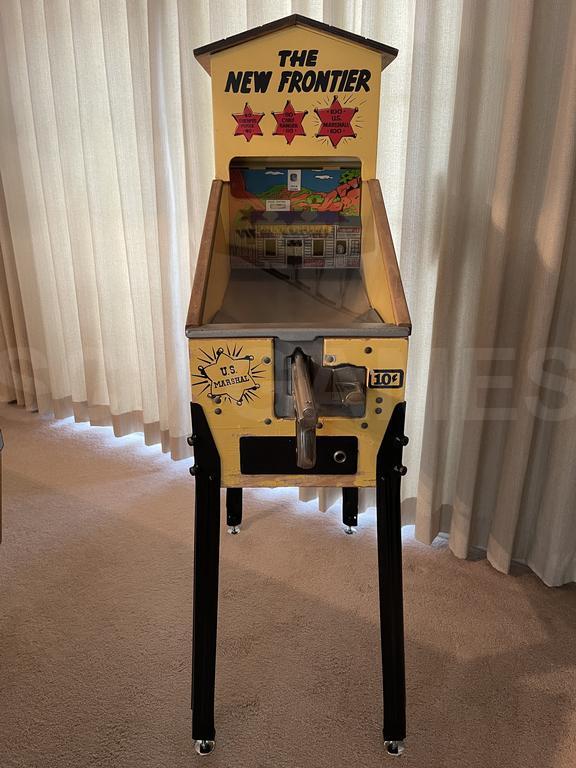 1950's The New Frontier US Marshall 10 Cent Arcade Game