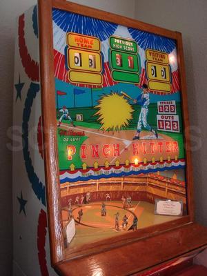 1959 Williams Pinch Hitter Deluxe Pitch and Bat Arcade Game Image