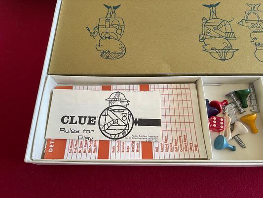 1963 Parker Brothers Clue Board Game Image