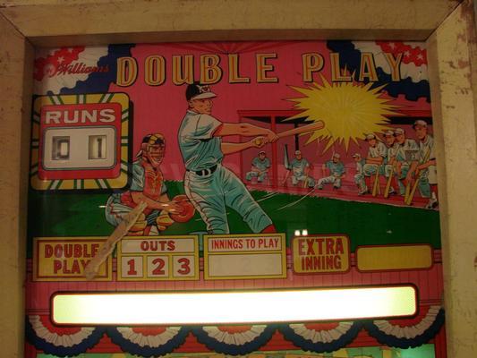 1965 Williams Double Play Pitch and Bat Arcade Game Image