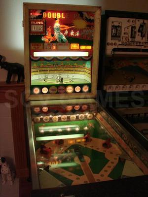 1965 Williams Double Play Pitch and Bat Arcade Game Image