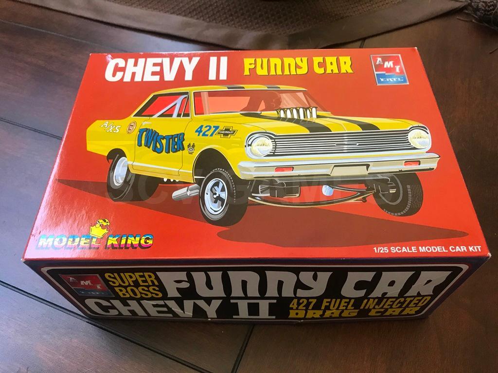 1966 Chevy II Funny Car 1/25 Scale Model New in Box
