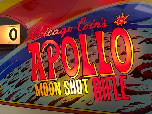 1969 Chicago Coin Apollo Moon Shot Rifle Arcade Machine Image