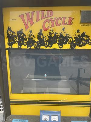 1970 Allied Leisure Industries Wild Cycle Upright Arcade Machine Image