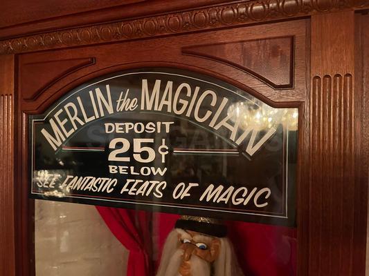 1970 Merlin The Magician Animated Musical Arcade Image