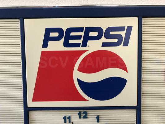 1970's Pepsi Clock and Menu Board Image