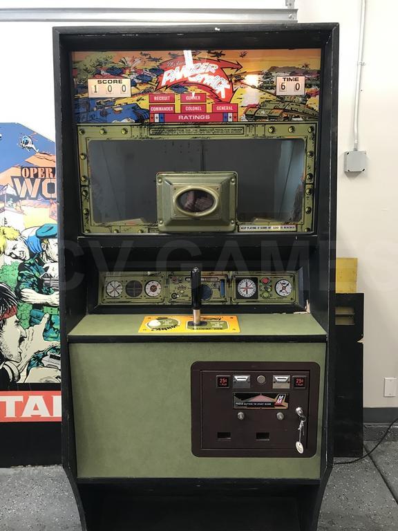 1974 Midway Panzer Attack Upright Arcade Machine