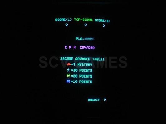 1979 IPM Invader Cocktail Table Arcade Game Image