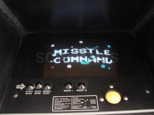 1980 Atari Missile Command/Super Missile Command Cabaret Image
