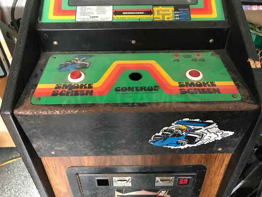 1980 Midway Rally-X Cabaret Arcade Empty Cabinet Image