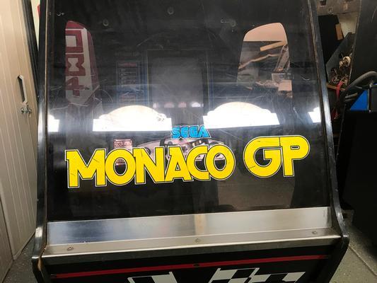 1980 Sega Monaco GP Environmental Cockpit Video Game Image