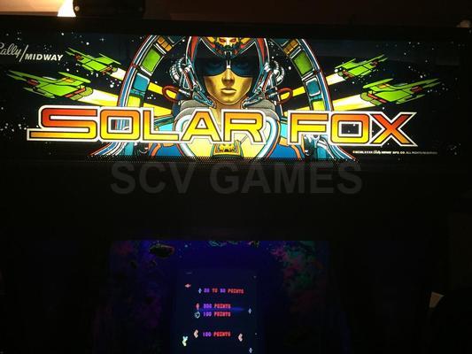 1981 Bally Midway Solar Fox Upright Arcade Game Image