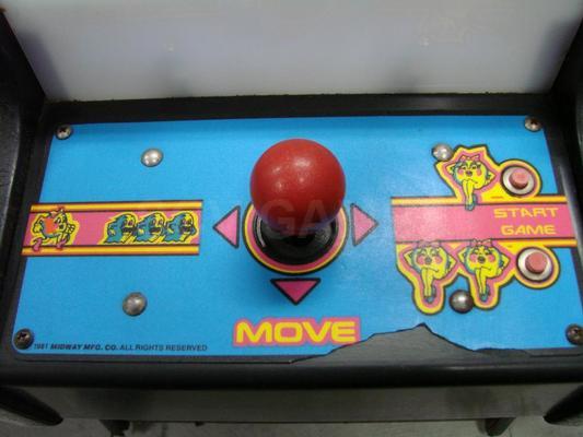 1981 Midway Ms. Pac-Man Cocktail Arcade Machine Image