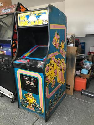 1981 Midway Ms. Pac-Man Upright Video Machine Image