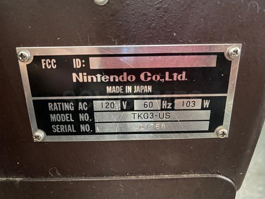 1981 Nintendo Donkey Kong Cocktail Arcade Machine Image