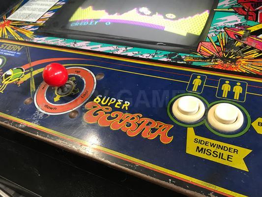 1981 Stern Konami Super Cobra Upright Arcade Video Machine Image