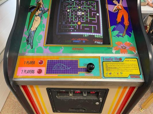 1981 Universal Lady Bug Upright Arcade Machine Image