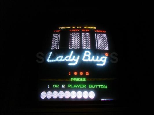 1981 Universal Lady Bug Upright Video Arcade Machine Image