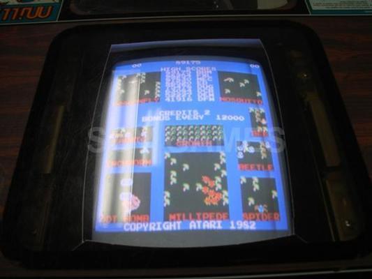 1982 Atari Millipede Cocktail Table Arcade Game Image