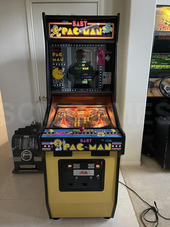 1982 Bally Midway Baby Pac-Man Arcade Machine