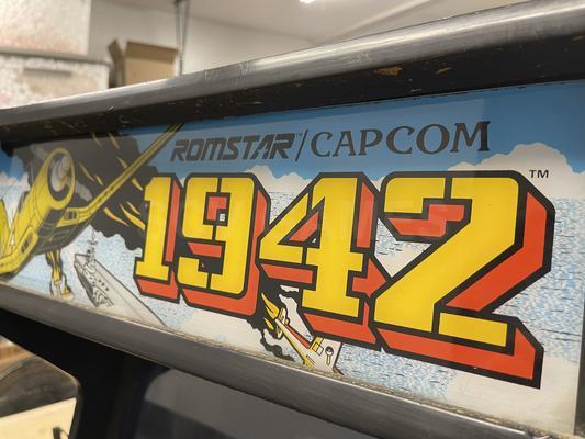 1982 Capcom 1942 Upright Arcade Machine Image