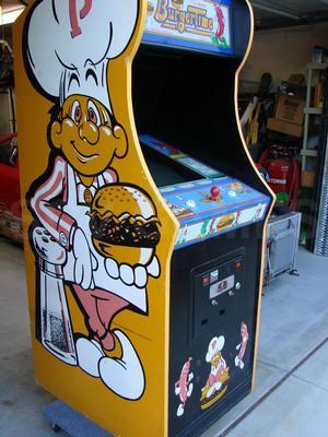 1982 Midway BurgerTime Upright Arcade Machine Image
