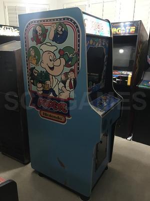 1982 Nintendo Popeye Upright Arcade Video Machine Image