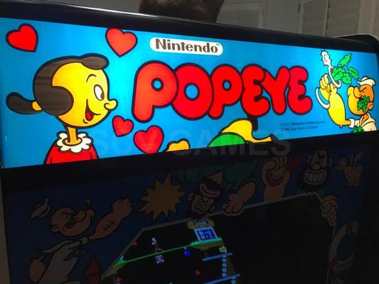 1982 Nintendo Popeye Upright Arcade Video Machine Image