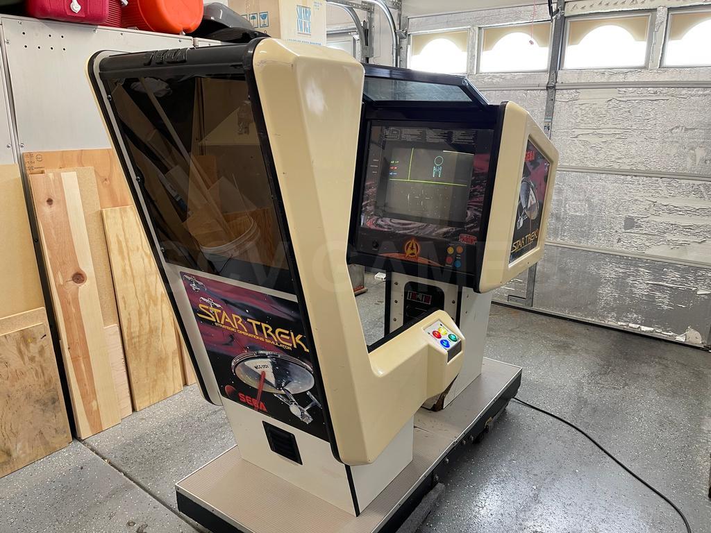 1982 Sega Star Trek Environmental Cockpit Arcade Machine