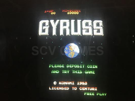 1983 Konami Gyruss Upright Video Machine Image