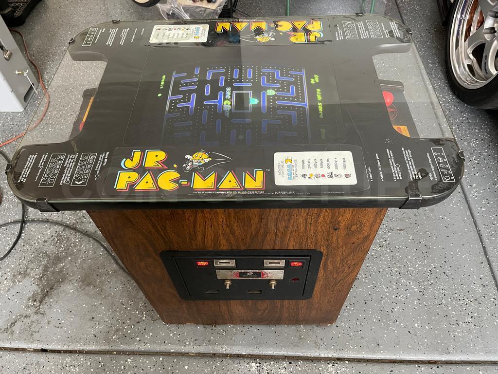 1983 Midway Jr. Pac-Man Cocktail Arcade Machine