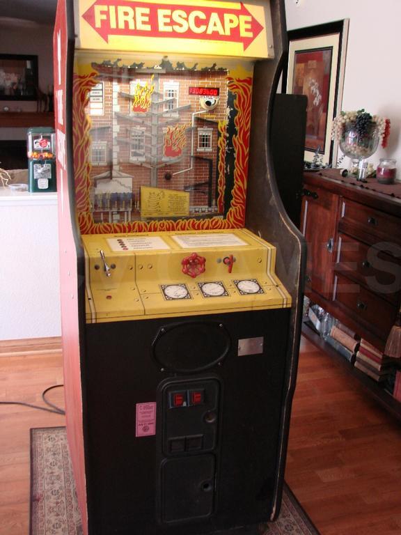 1984 MTG Fire Escape Upright Arcade Machine