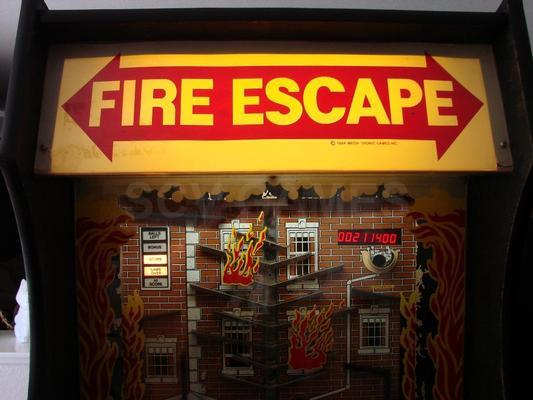 1984 MTG Fire Escape Upright Arcade Machine Image