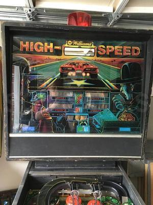 1986 Williams High Speed Pinball Machine Image