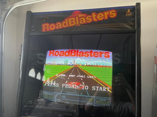 1987 Atari Road Blasters Upright Arcade Machine Image