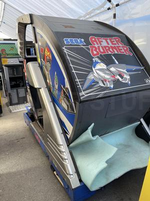 1987 Sega After Burner Deluxe Cockpit Arcade Machine Image