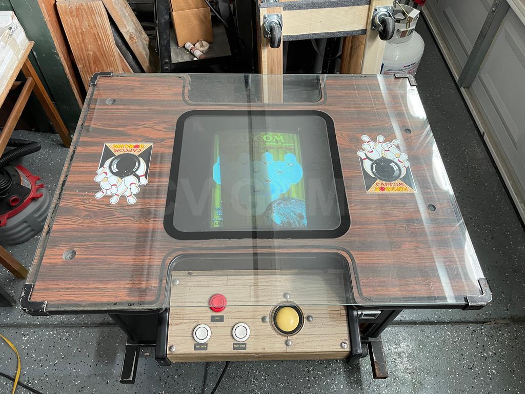 1988 Capcom Bowling Cocktail Arcade Machine