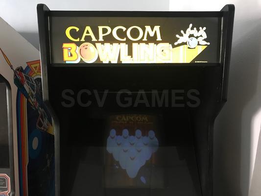 1988 Capcom Bowling Upright Arcade Machine Image