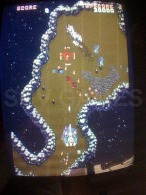 1988 Namco Assault Stand Up Arcade Game Image