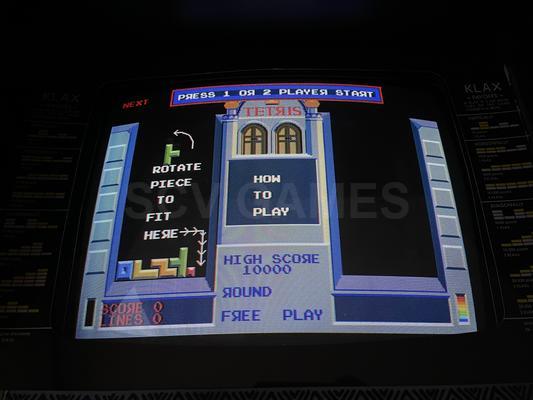 1989 Atari KLAX Cabaret Arcade Machine Image