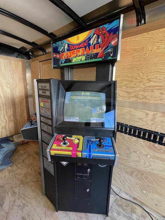 1989 Atari Tournament Cyberball 2072 Arcade Machine
