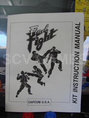 1989 Final Fight by Capcom Video Arcade Game Image